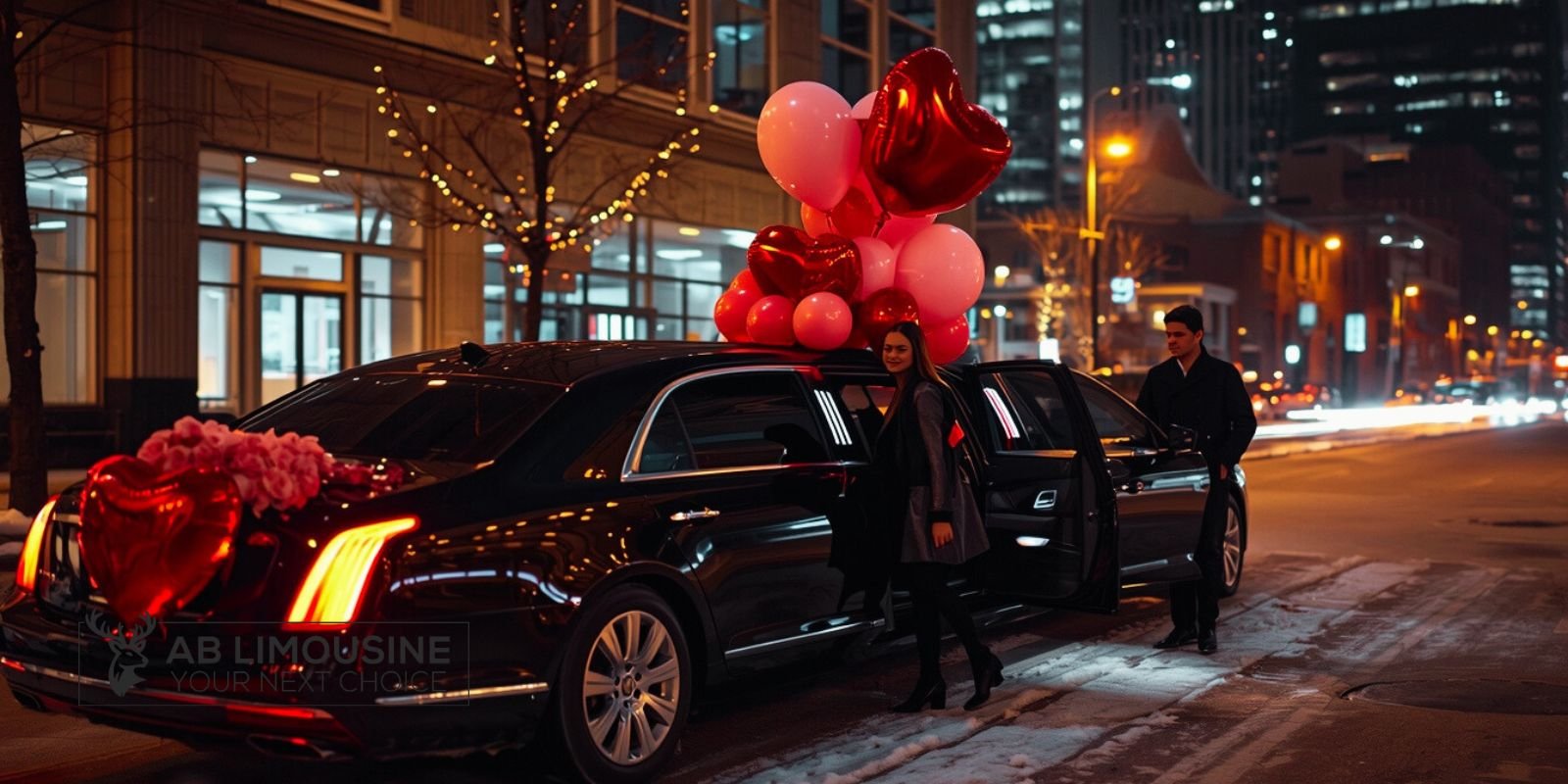 Valentine’s Day limo Calgary